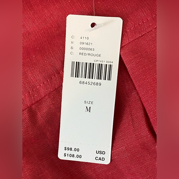 NWT Women’s Anthropologie The Bennet Buttondown Shirt by Maeve: Linen Edition - Picture 9 of 9